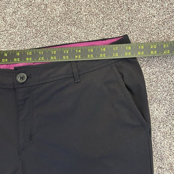 Eddie Bauer Women's Chino Pants Size 14 Black Lightweight Stretch Pockets EUC - Picture 11 of 16